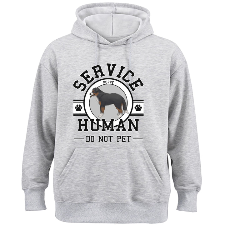 Service Human, Do Not Pet - Personalized Custom Hoodie