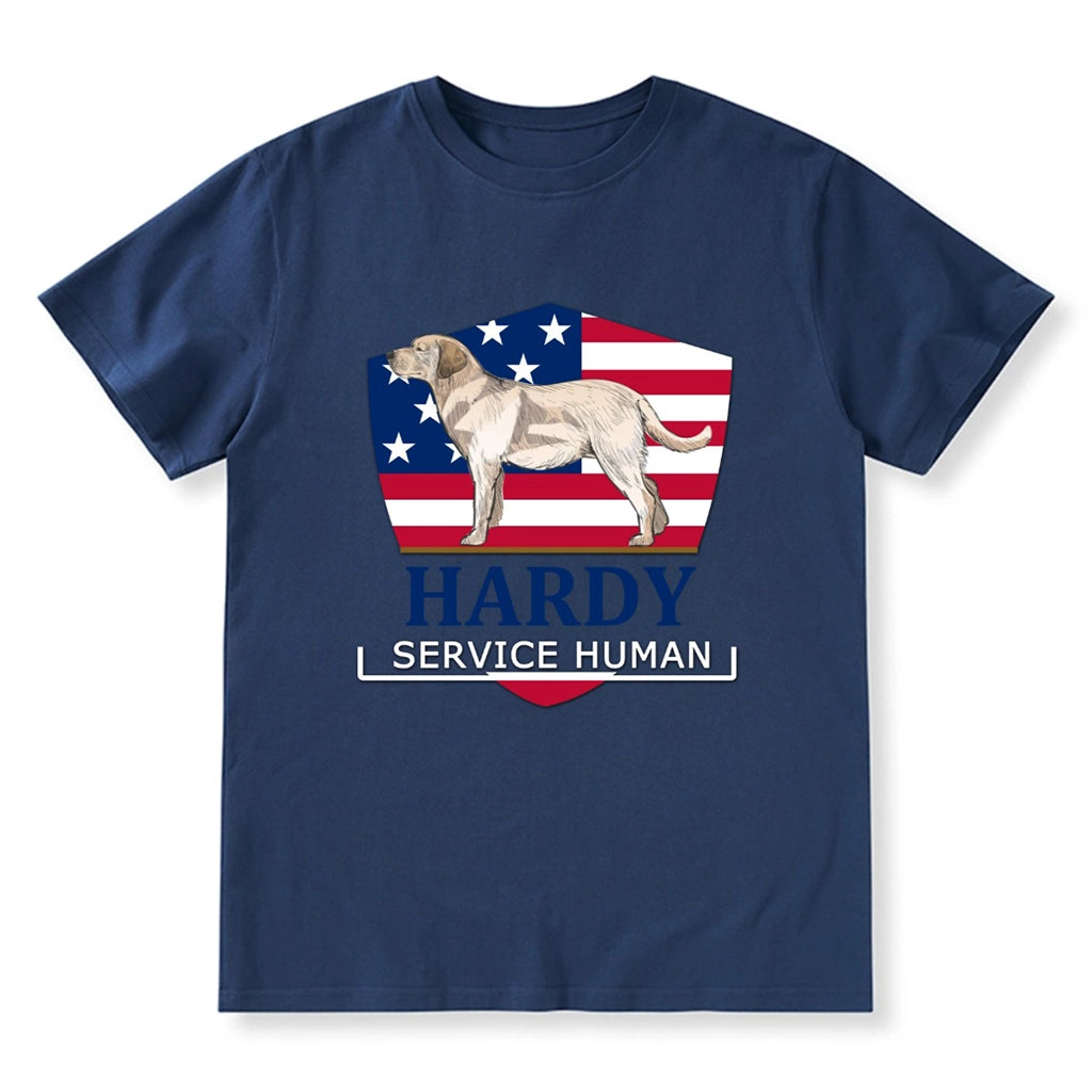 Service Human Logo - Personalized Custom T-shirt