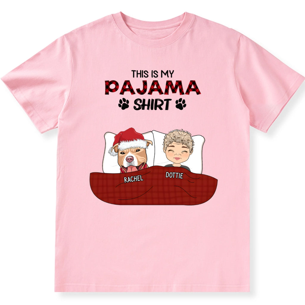 This Is My Christmas Pawjama - Personalized Custom Unisex T-shirt