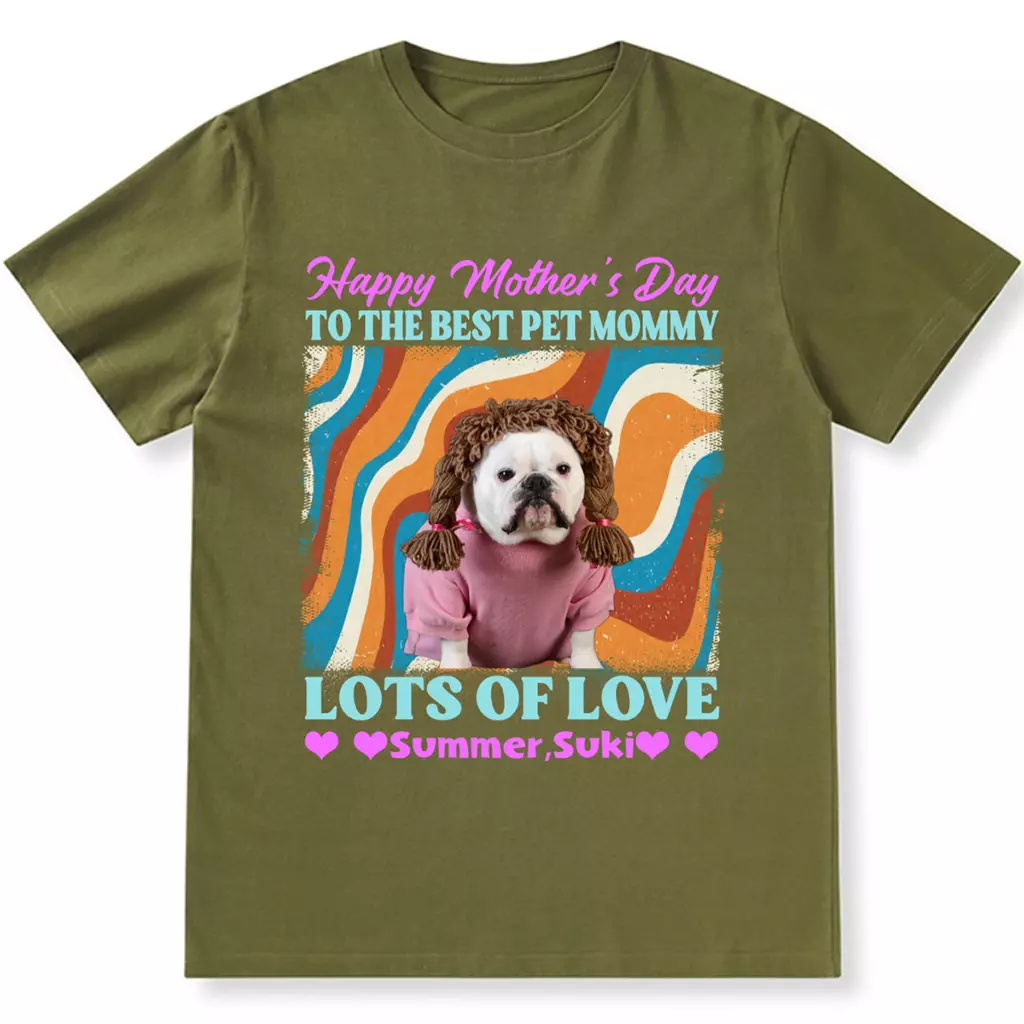 To The Best Dog Mommy - Personalized Custom Unisex T-shirt