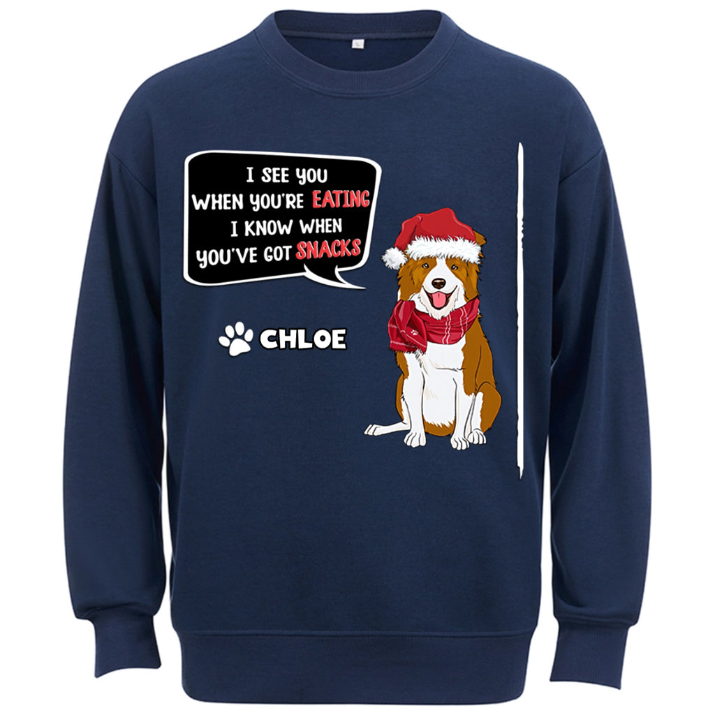 I See You - Personalized Custom Christmas Sweatshirt