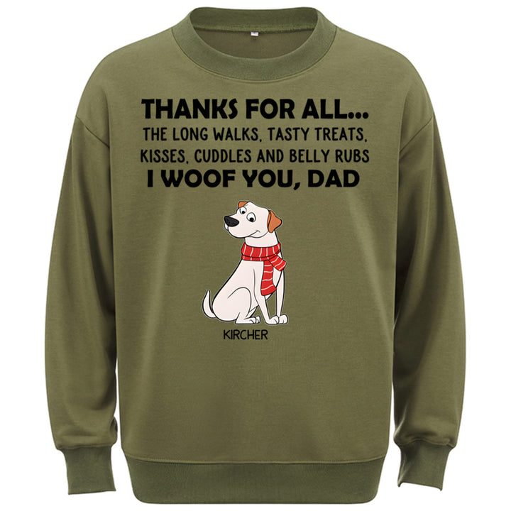 Thanks For All... - Personalized Custom Christmas Sweatshirt