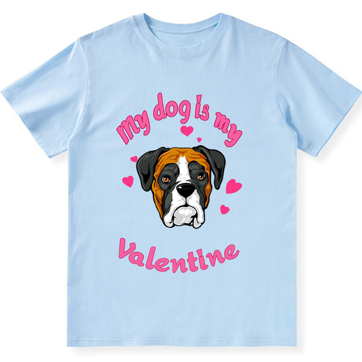 Valentine's Day Dog Lover - Personalized Custom Unisex T-shirt