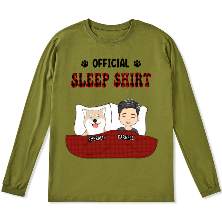 Official Sleepshirt - Personalized Custom Long Sleeve T-shirt