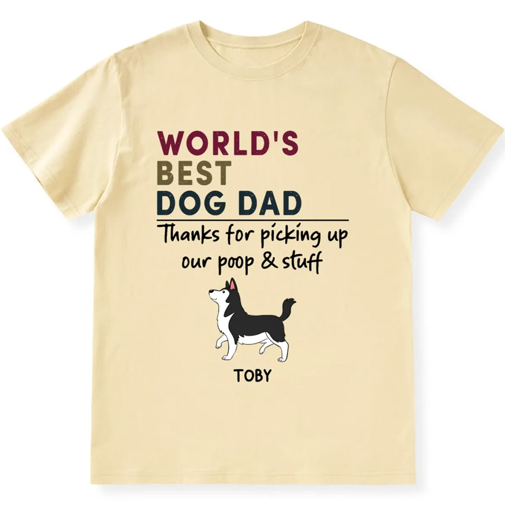 Best Dog Mom/Dad Retro - Personalized Custom Unisex T-shirt