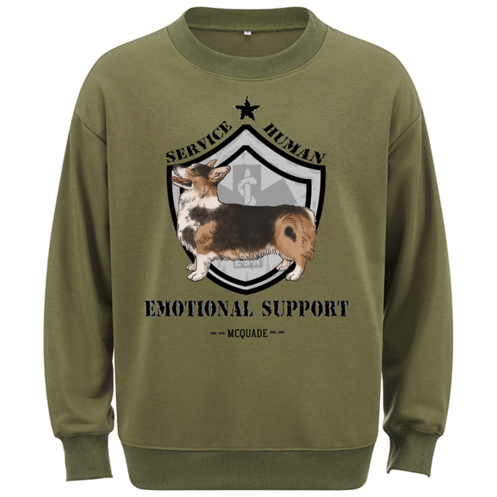 Emotional Support Human - Personalized Custom Sweatshirt