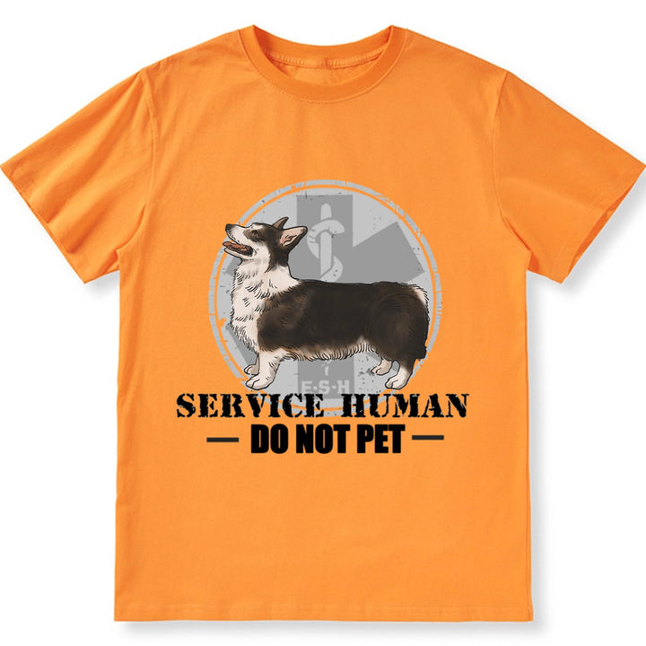 Service Human, Do Not Pet 13 - Personalized Custom Unisex T-shirt