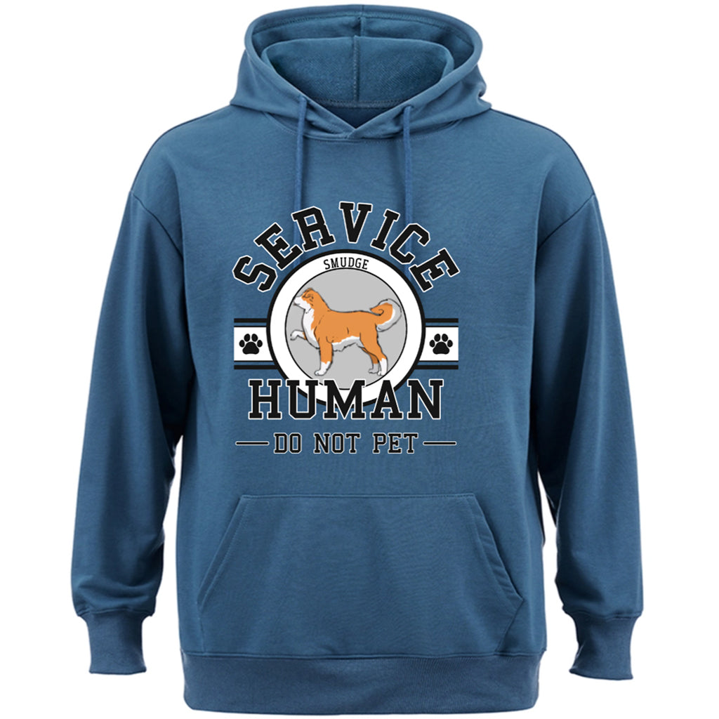 Service Human, Do Not Pet 6 - Personalized  Custom Hoodie