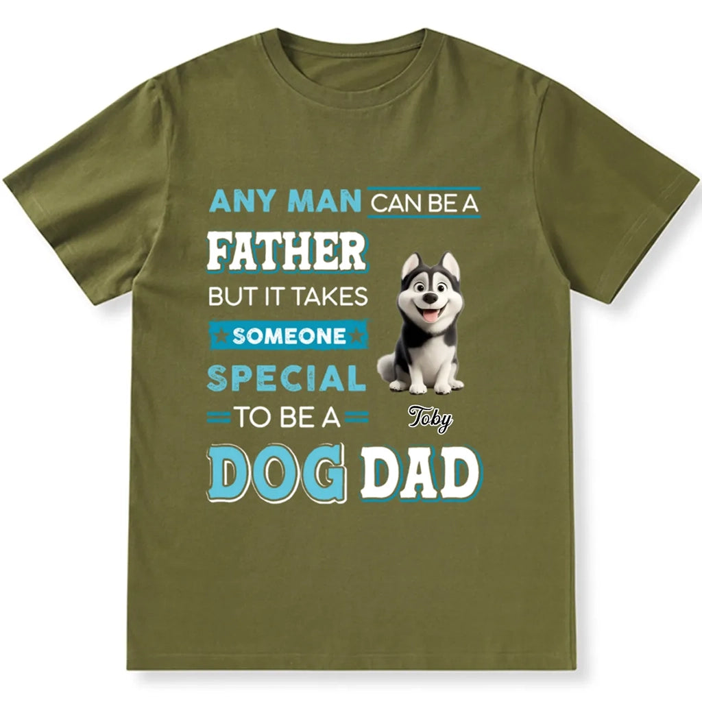 A Special Dog Dad - Personalized Custom Unisex T-shirt