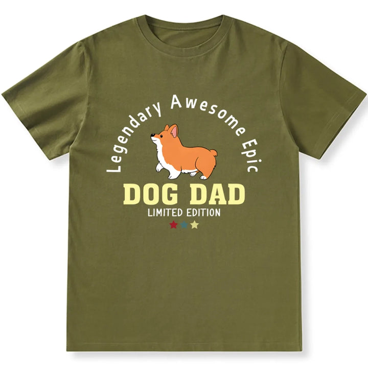 Limited Edition Dog Dad - Personalized Custom Unisex T-shirt