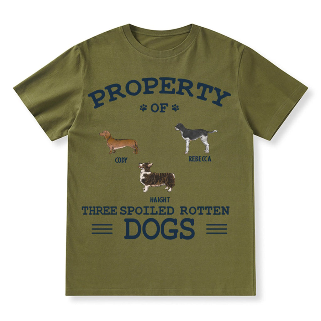 The Spoiled Rotten Dogs - Personalized Custom T-shirt