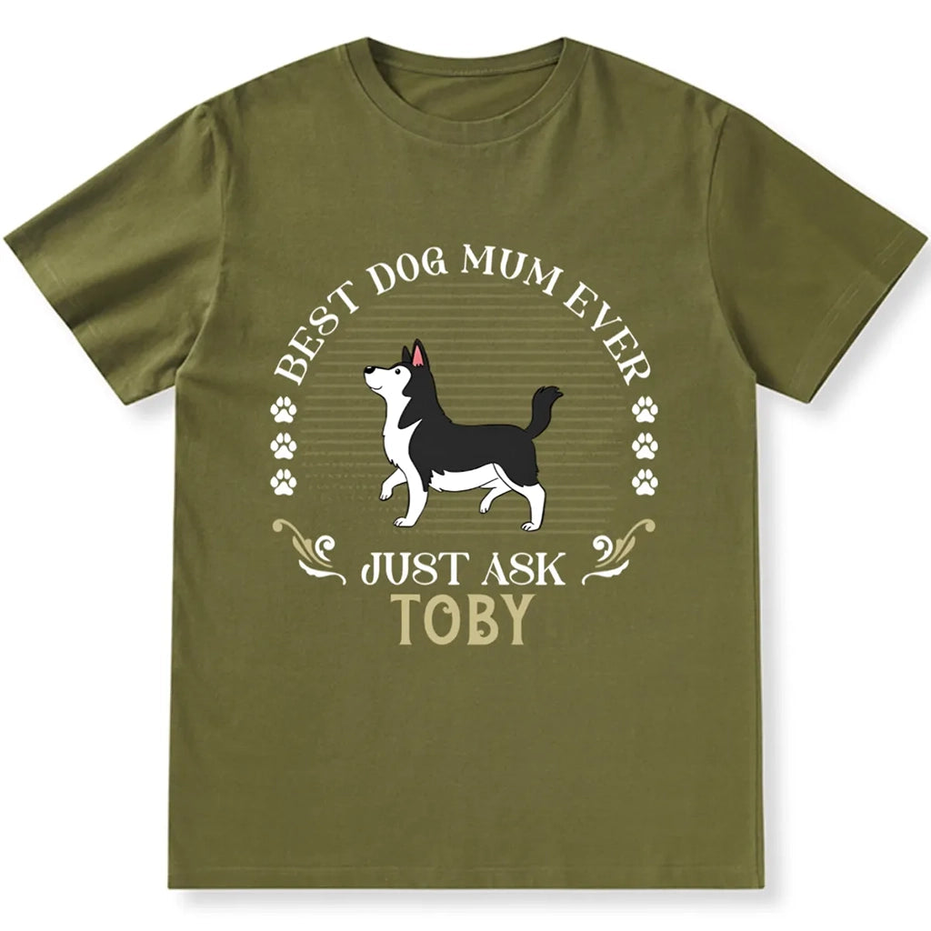 Best Walking Dog Dad Mom - Personalized Custom Unisex T-shirt