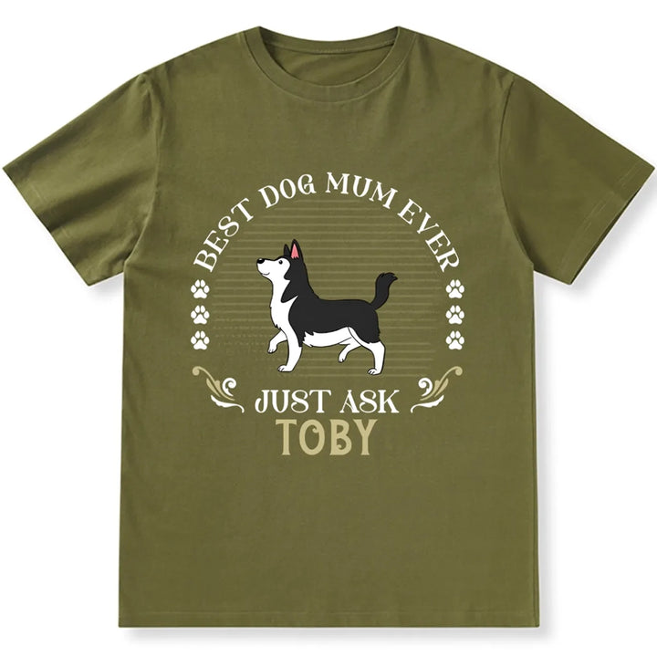 Best Walking Dog Dad Mom - Personalized Custom Unisex T-shirt