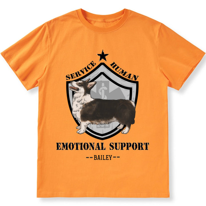 Emotional Support Human - Personalized Custom Unisex T-shirt