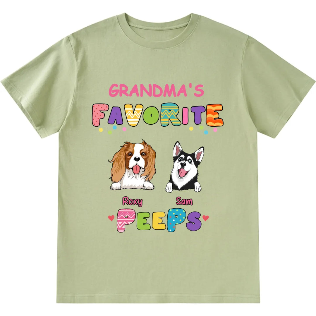 Favorite Peep For Easter Day - Personalized Custom Unisex T-shirt