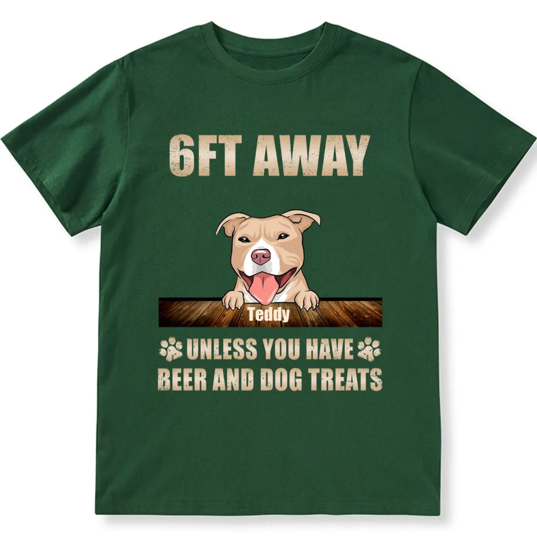 "Get away" and Dog Treats - Personalized Custom Unisex T-shirt