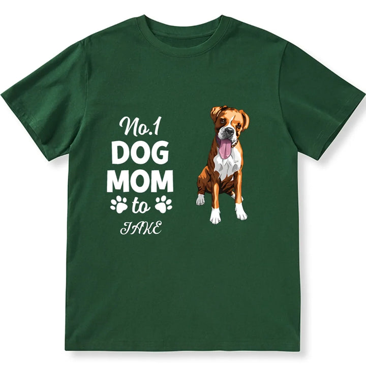 No.1 Dog Mom/Dad - Personalized Custom Unisex T-shirt