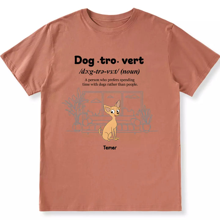 Dog Tro Vert - Personalized Custom Unisex T-Shirt