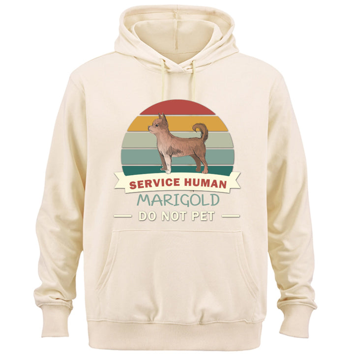 Service Human, Do Not Pet 12 - Personalized  Custom Hoodie