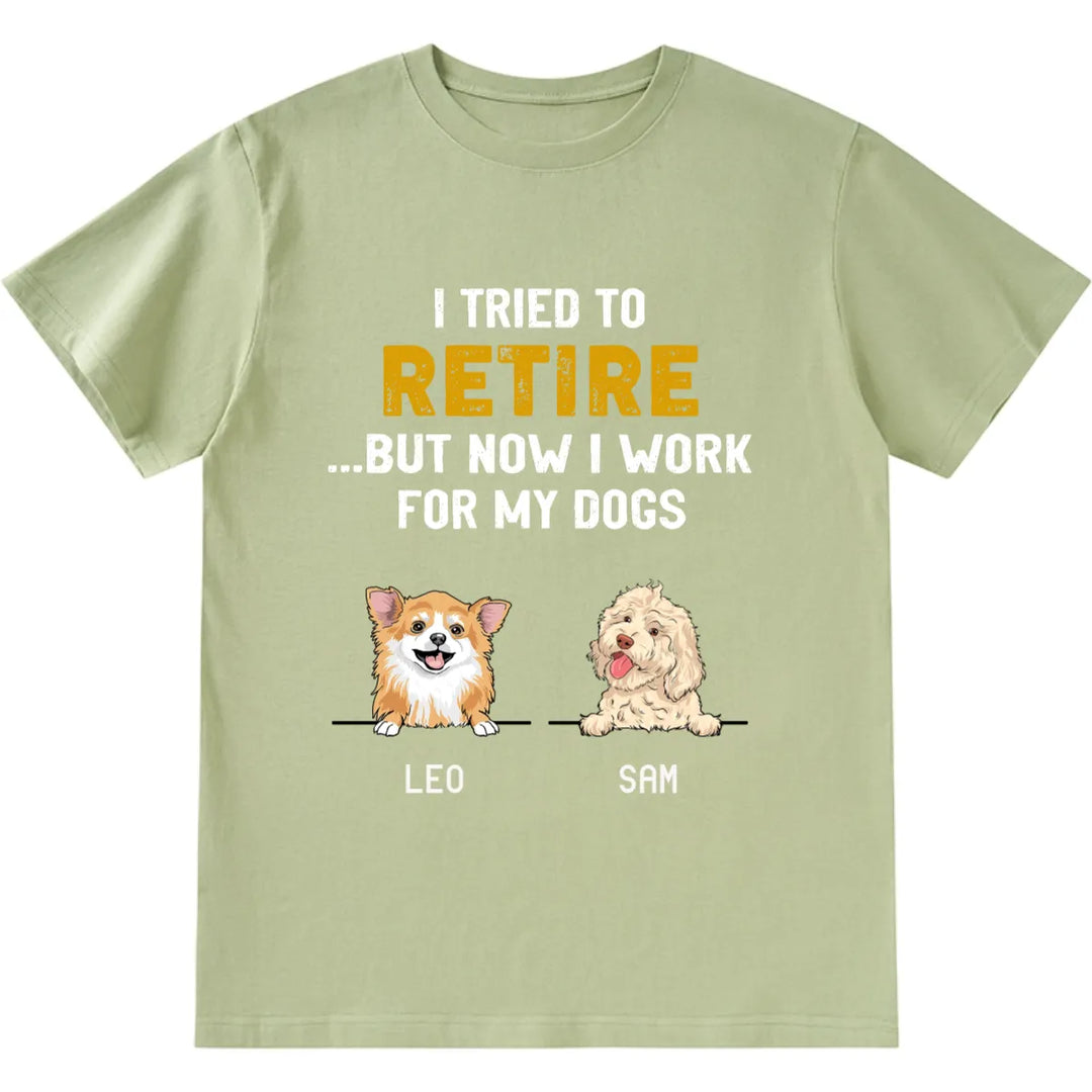 Tried To Retire - Personalized Custom Unisex T-shirt