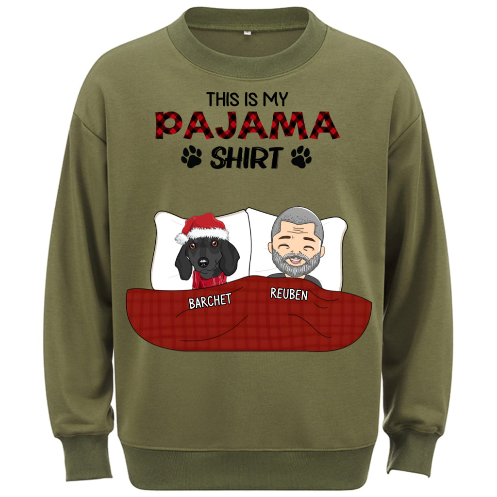 This Is My Christmas Pawjama - Personalized Custom Sweatshirt