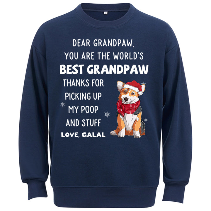 Thank You Dad/Mom - Personalized Custom Christmas Sweatshirt