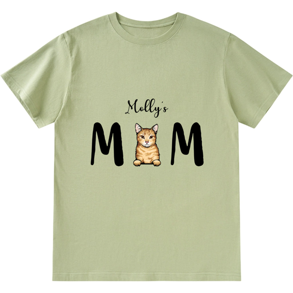 Cat Mom 2 - Personalized Custom Unisex T-shirt