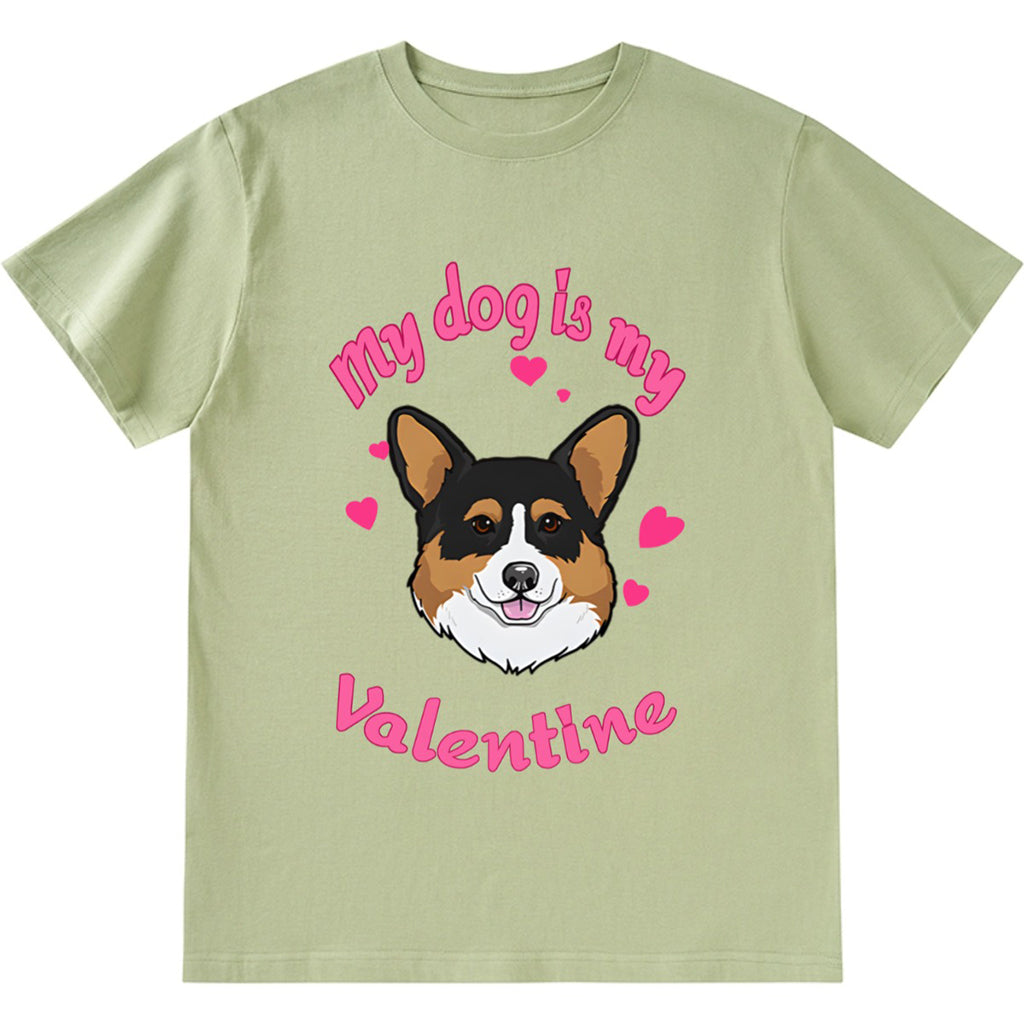 Valentine's Day Dog Lover - Personalized Custom Unisex T-shirt