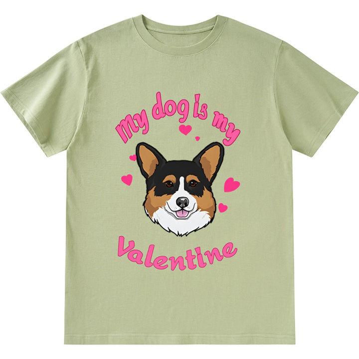 Valentine's Day Dog Lover - Personalized Custom Unisex T-shirt