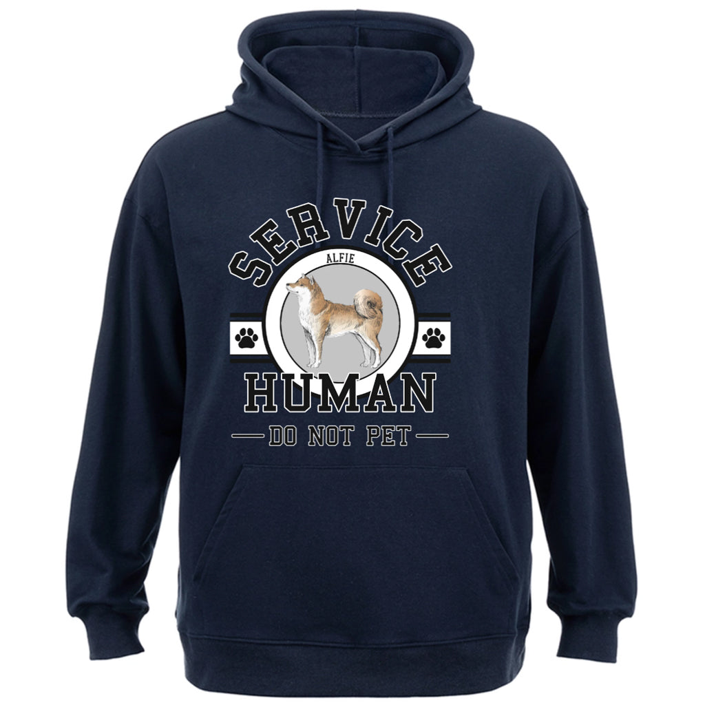 Service Human, Do Not Pet - Personalized Custom Hoodie