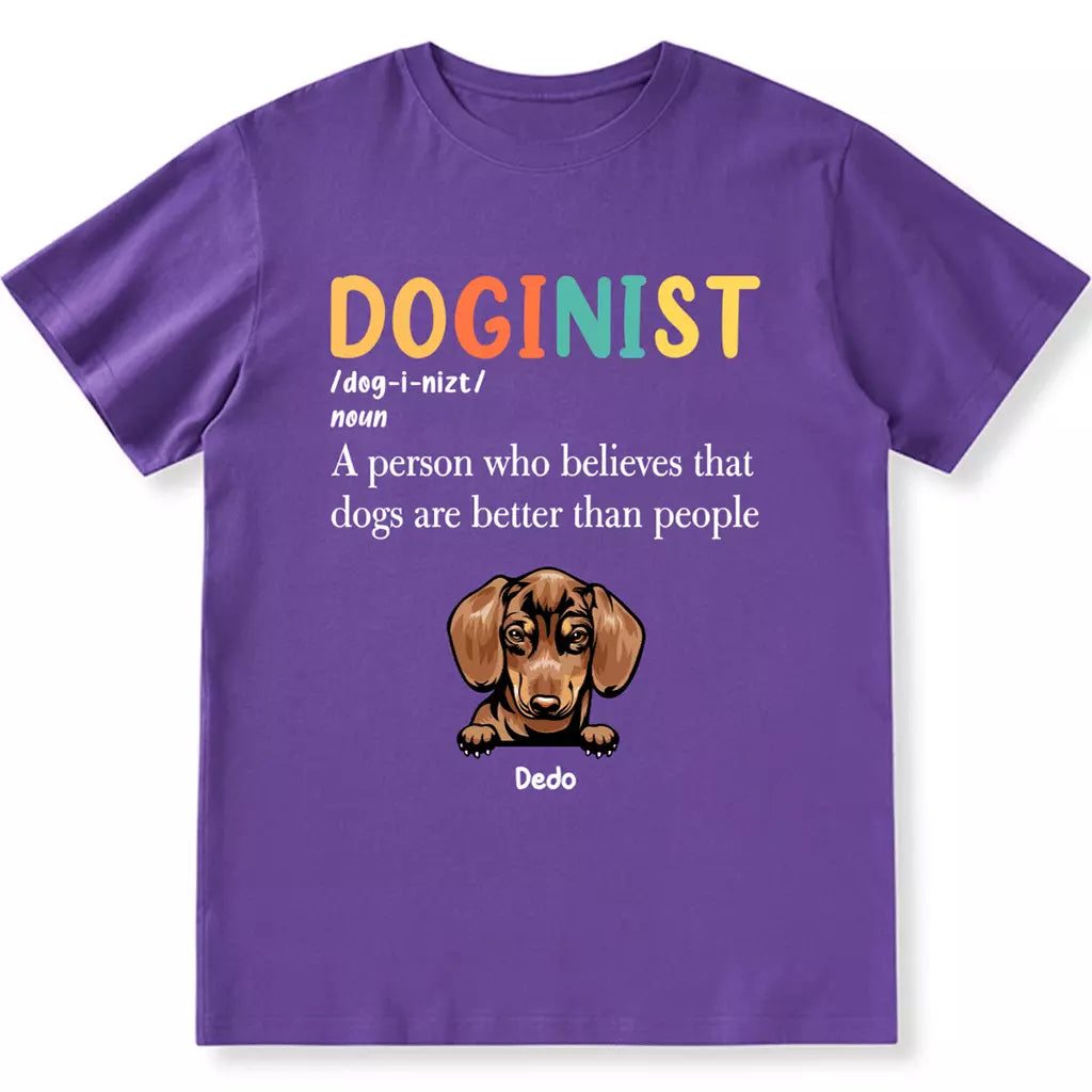 Colorful Doginist - Personalized Custom Unisex T-shirt