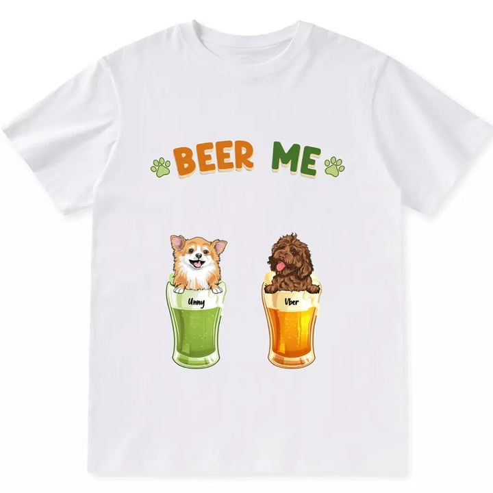 I'm Not Irish I Just Love Beer And Dogs - Personalized Custom Unisex T-Shirt