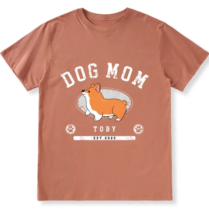 Dog Mom/Dad Est - Personalized Custom Unisex T-shirt