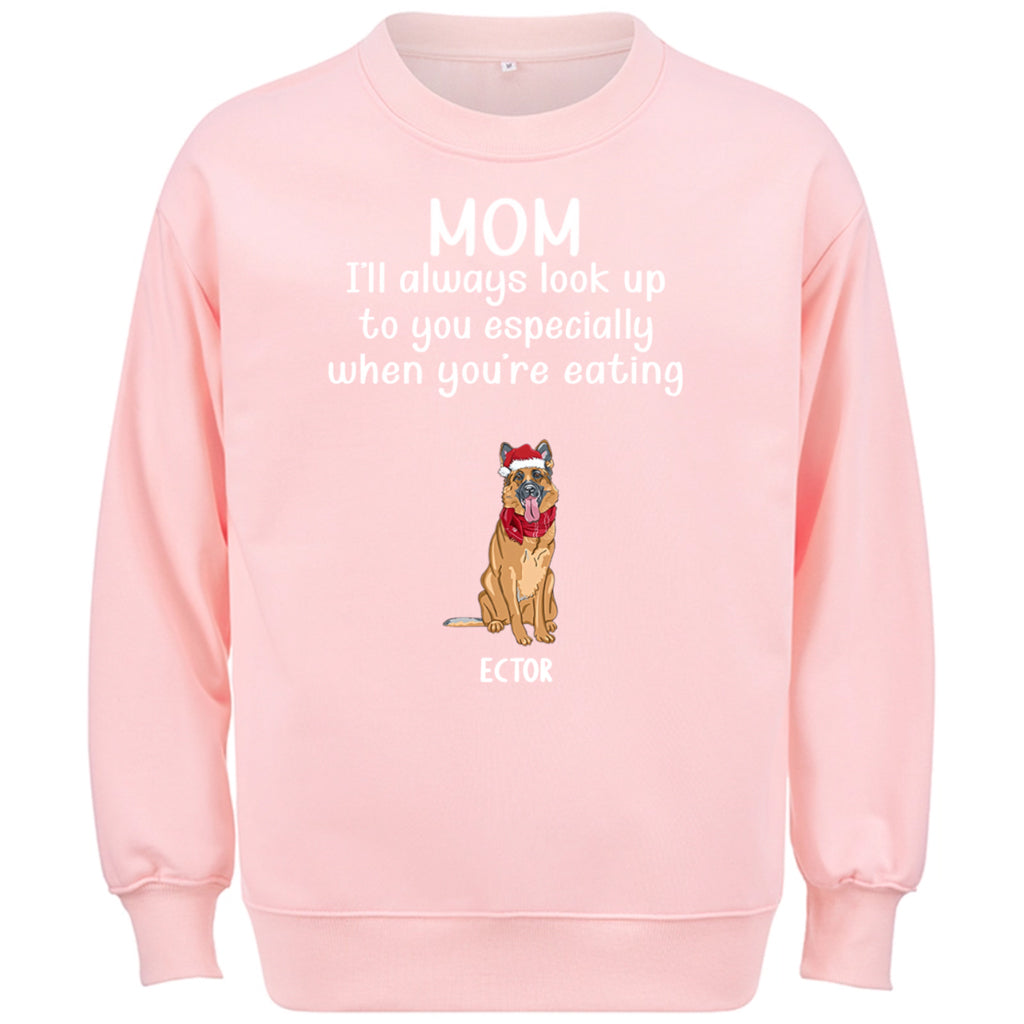 Special Edition Christmas: When You're Eating -  Personalized Custom Christmas Sweatshirt