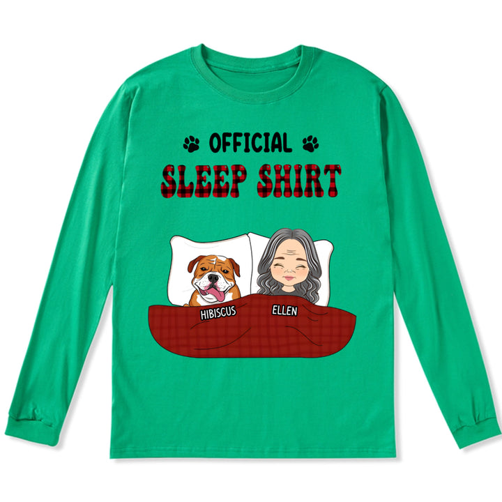 Official Sleepshirt - Personalized Custom Long Sleeve T-shirt