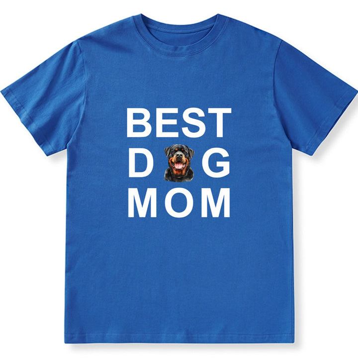 Best Dog Mom 4 - Personalized Custom Unisex T-shirt