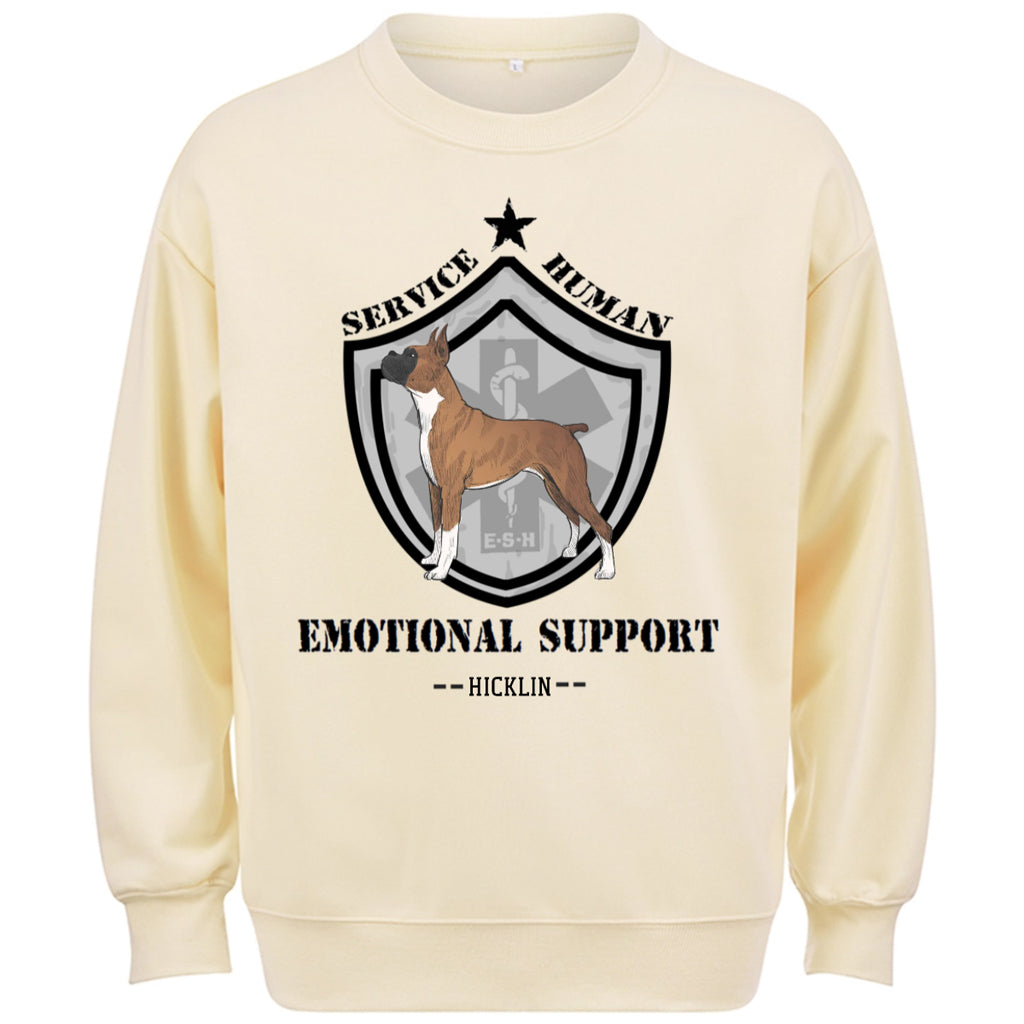 Emotional Support Human - Personalized Custom Sweatshirt