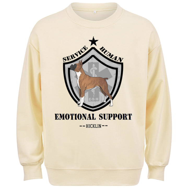 Emotional Support Human - Personalized Custom Sweatshirt