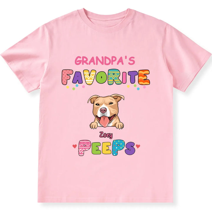 Favorite Peep For Easter Day - Personalized Custom Unisex T-shirt