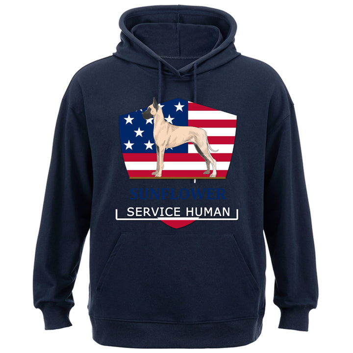 Service Human Logo - Personalized Custom Hoodie