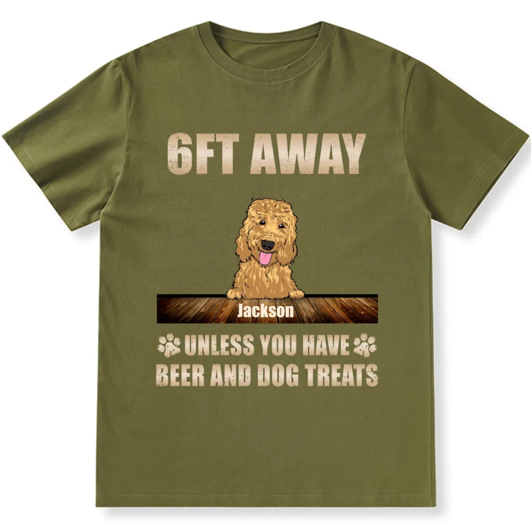 "Get away" and Dog Treats - Personalized Custom Unisex T-shirt