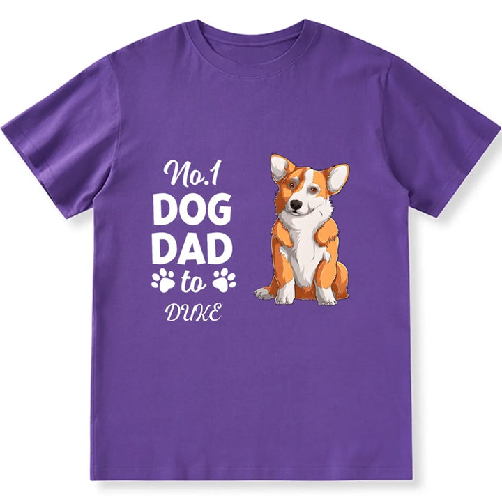 No.1 Dog Mom/Dad - Personalized Custom Unisex T-shirt