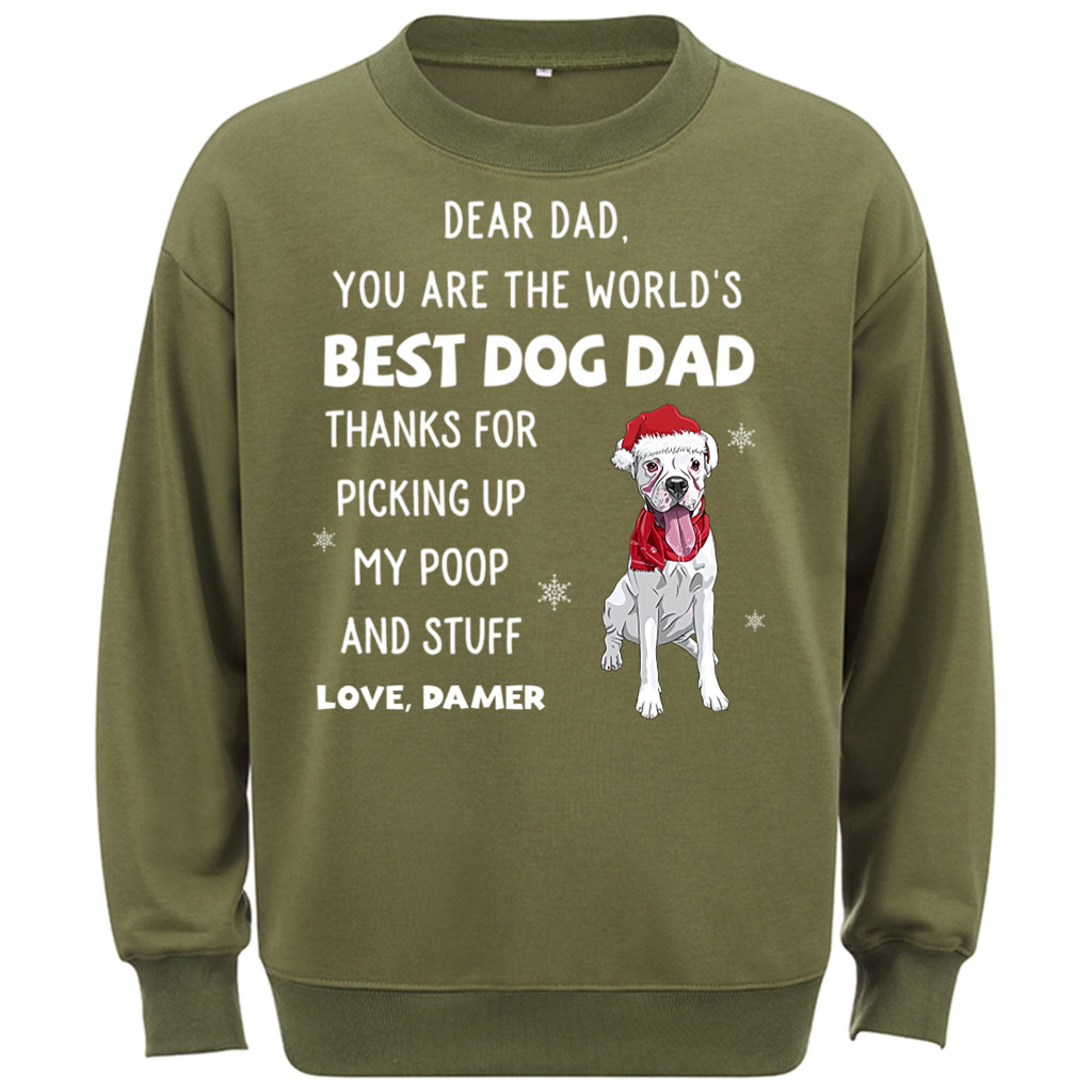 Thank You Dad/Mom - Personalized Custom Christmas Sweatshirt