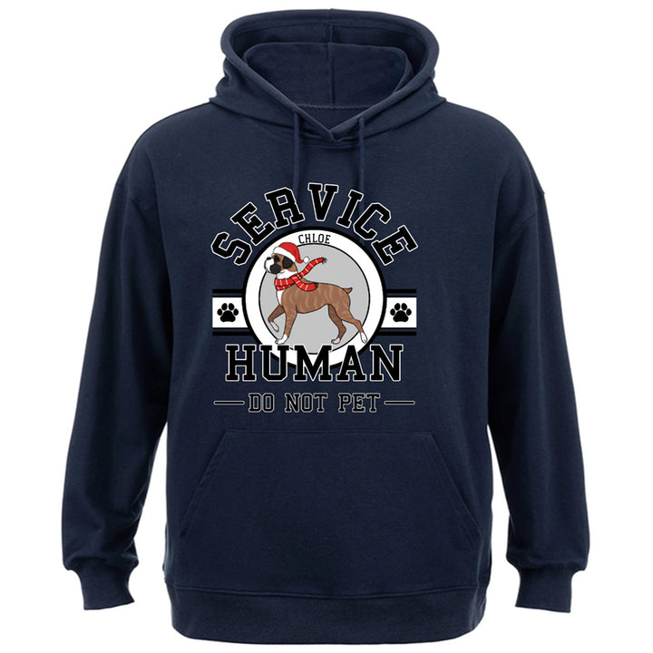 Special Edition Christmas: Service Human, Do Not Pet Christmas Version - Personalized Custom Hoodie