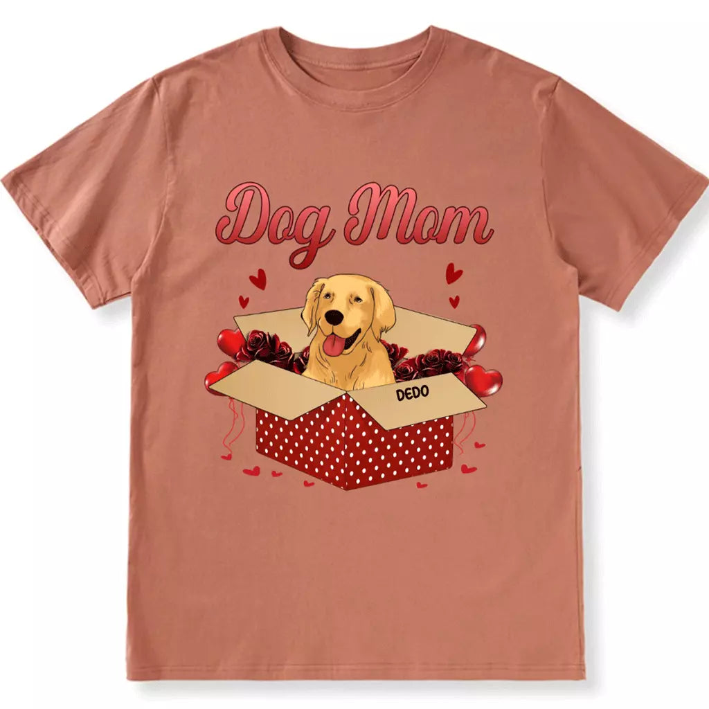 Dog Mom - Personalized Custom Unisex T-shirt