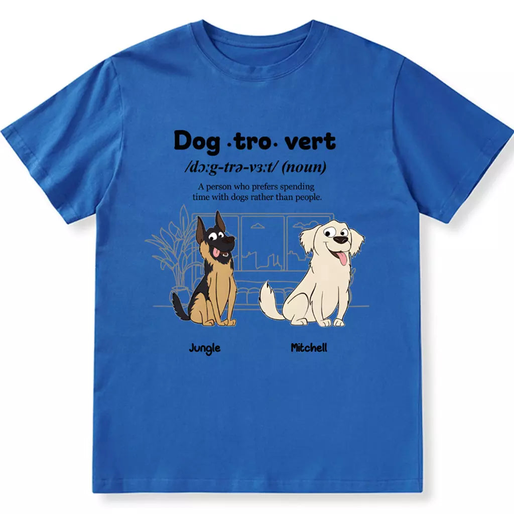 Dog Tro Vert - Personalized Custom Unisex T-Shirt