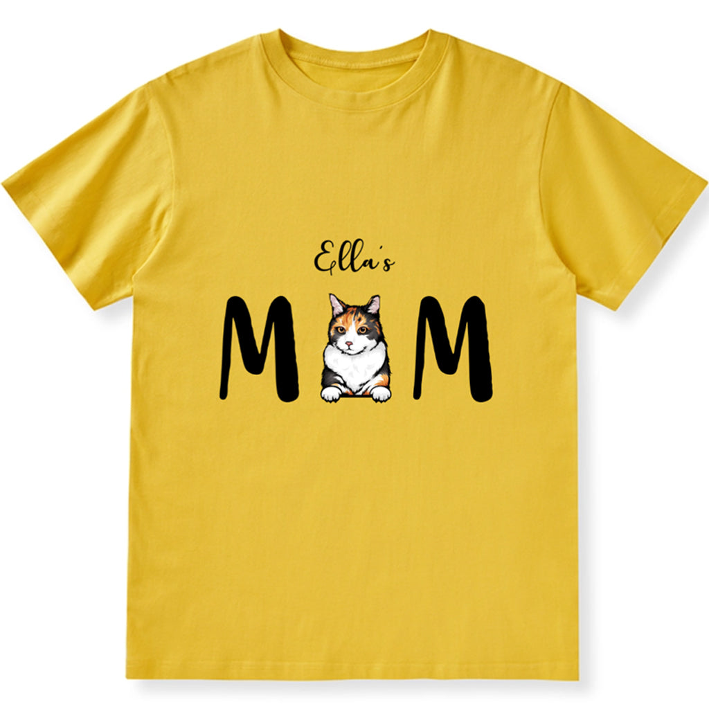 Cat Mom 2 - Personalized Custom Unisex T-shirt