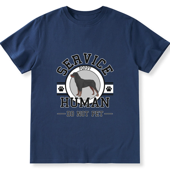 Service Human, Do Not Pet - Personalized Custom Unisex T-shirt