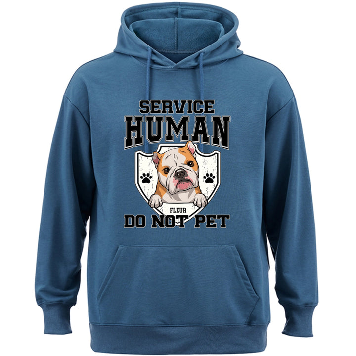 Service Human, Do Not Pet 10 - Personalized  Custom Hoodie