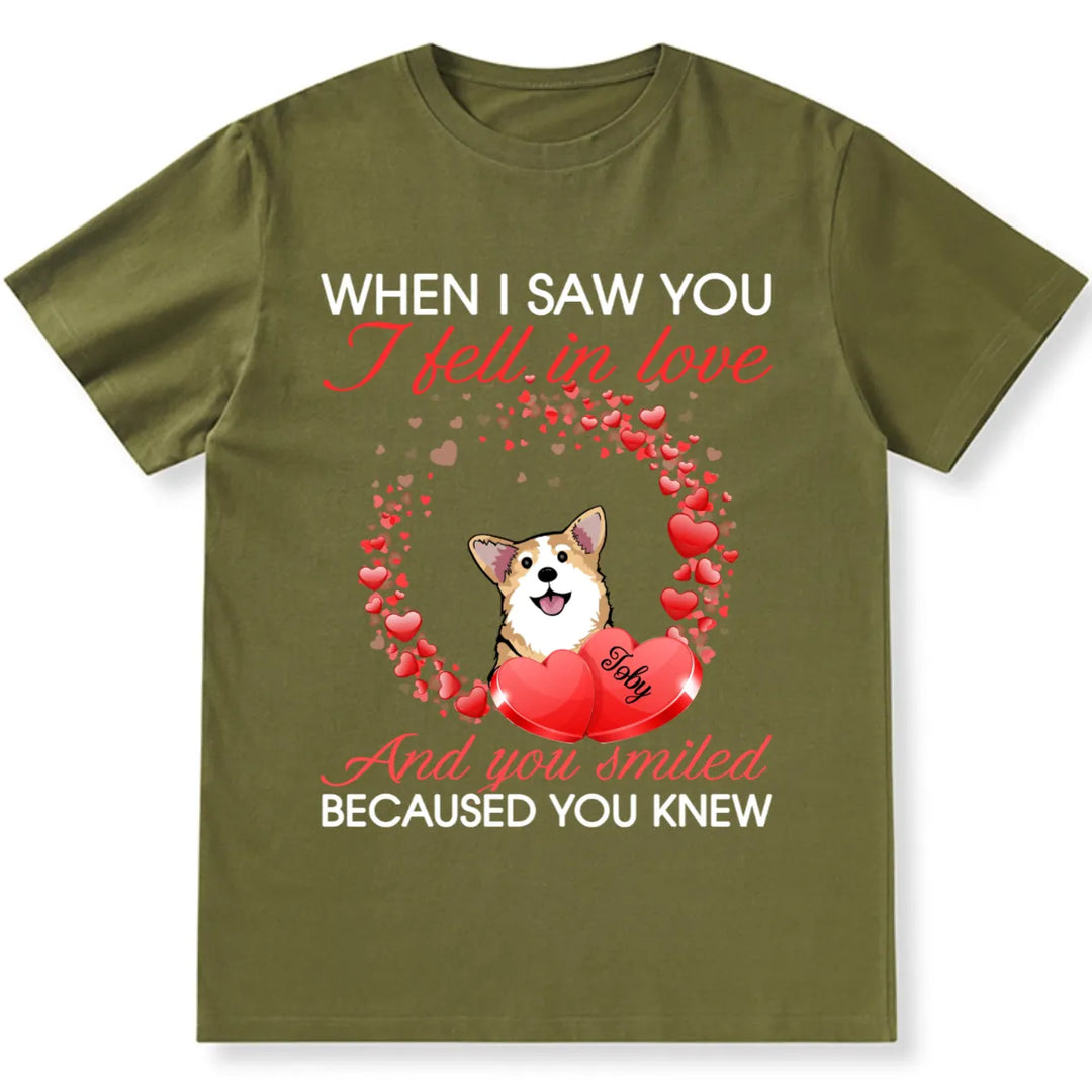 I Feel In Love And You Know - Personalized Custom Unisex T-shirt